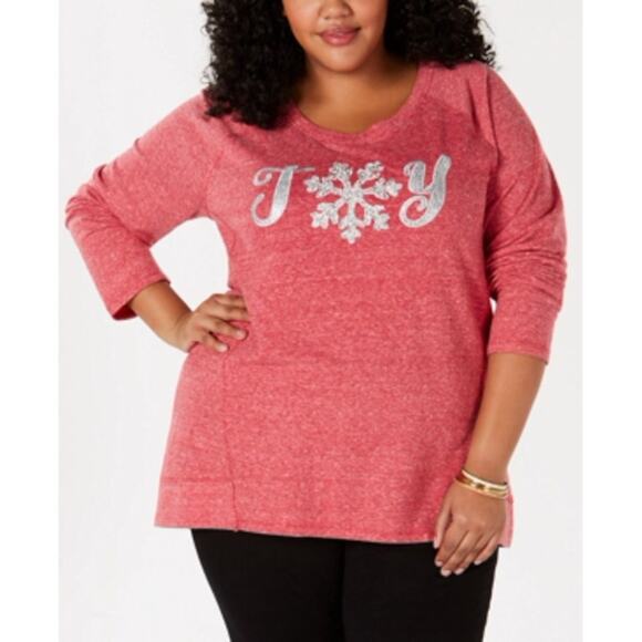 Style & Co Petite Joy Graphic-Print Sweatshirt-3X - Picture 1 of 5